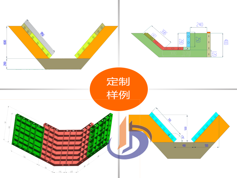 梯形水沟模板、塑钢模具